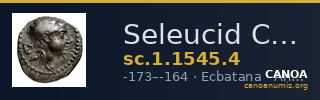 Seleucid Coins (part 2) 1545.4 — CANOA