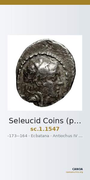 Seleucid Coins (part 2) 1547 — CANOA