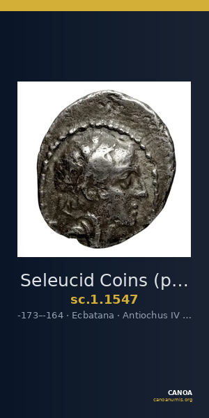 Seleucid Coins (part 2) 1547 — CANOA