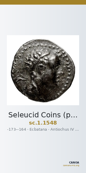 Seleucid Coins (part 2) 1548 — CANOA