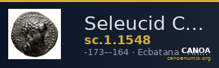 Seleucid Coins (part 2) 1548 — CANOA