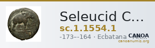 Seleucid Coins (part 2) 1554.1 — CANOA