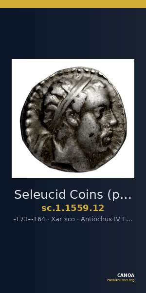 Seleucid Coins (part 2) 1559.12 — CANOA