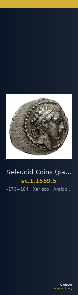 Seleucid Coins (part 2) 1559.5 — CANOA