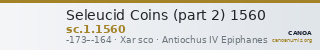 Seleucid Coins (part 2) 1560 — CANOA