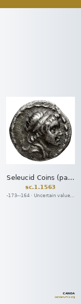 Seleucid Coins (part 2) 1563 — CANOA