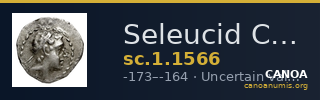 Seleucid Coins (part 2) 1566 — CANOA