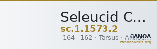 Seleucid Coins (part 2) 1573.2 — CANOA