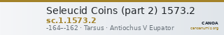 Seleucid Coins (part 2) 1573.2 — CANOA