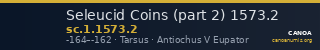 Seleucid Coins (part 2) 1573.2 — CANOA