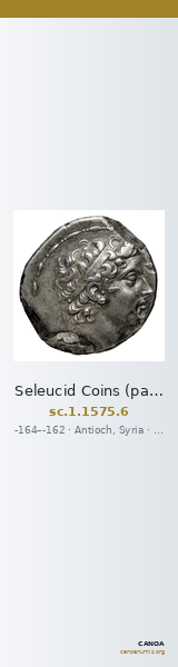 Seleucid Coins (part 2) 1575.6 — CANOA