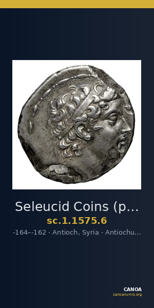 Seleucid Coins (part 2) 1575.6 — CANOA