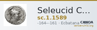 Seleucid Coins (part 2) 1589 — CANOA