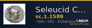 Seleucid Coins (part 2) 1589 — CANOA