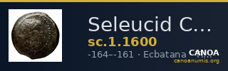 Seleucid Coins (part 2) 1600 — CANOA