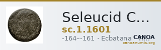 Seleucid Coins (part 2) 1601 — CANOA