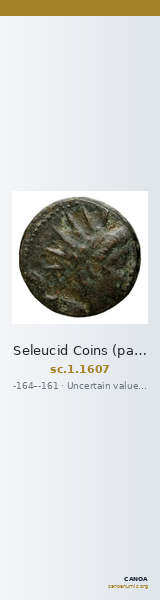 Seleucid Coins (part 2) 1607 — CANOA