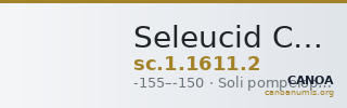 Seleucid Coins (part 2) 1611.2 — CANOA