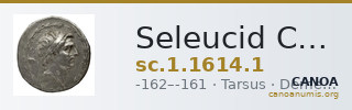 Seleucid Coins (part 2) 1614.1 — CANOA