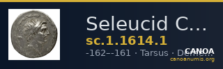 Seleucid Coins (part 2) 1614.1 — CANOA