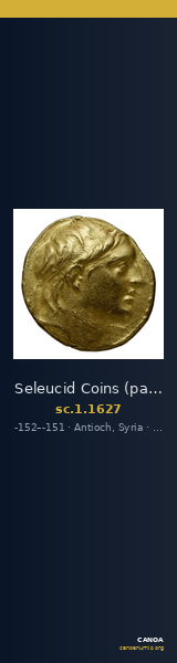 Seleucid Coins (part 2) 1627 — CANOA