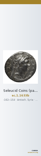 Seleucid Coins (part 2) 1633b — CANOA