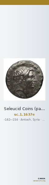 Seleucid Coins (part 2) 1637e — CANOA