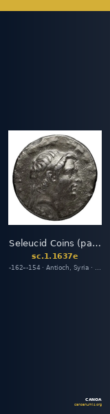 Seleucid Coins (part 2) 1637e — CANOA