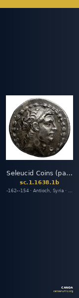 Seleucid Coins (part 2) 1638.1b — CANOA
