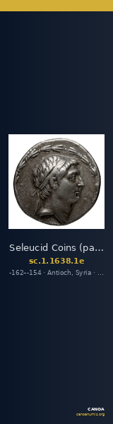 Seleucid Coins (part 2) 1638.1e — CANOA