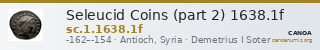 Seleucid Coins (part 2) 1638.1f — CANOA