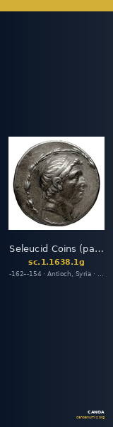 Seleucid Coins (part 2) 1638.1g — CANOA