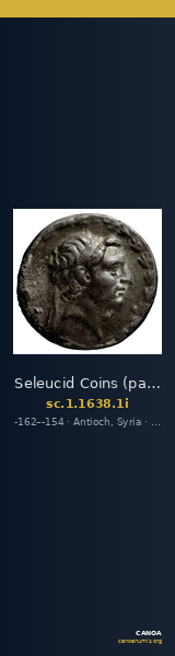 Seleucid Coins (part 2) 1638.1i — CANOA