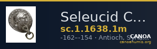 Seleucid Coins (part 2) 1638.1m — CANOA