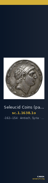 Seleucid Coins (part 2) 1638.1o — CANOA