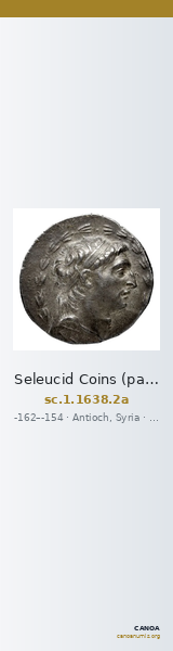 Seleucid Coins (part 2) 1638.2a — CANOA