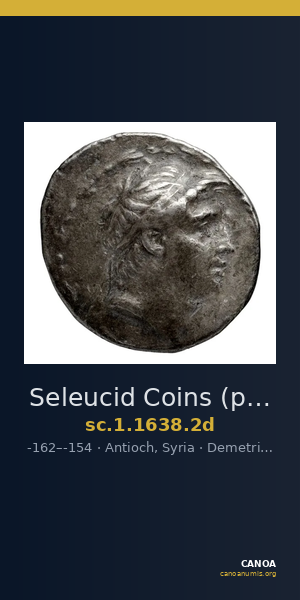 Seleucid Coins (part 2) 1638.2d — CANOA