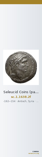 Seleucid Coins (part 2) 1638.2f — CANOA