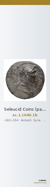 Seleucid Coins (part 2) 1640.1b — CANOA