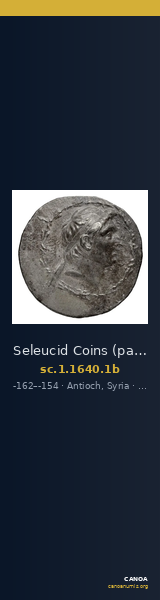 Seleucid Coins (part 2) 1640.1b — CANOA