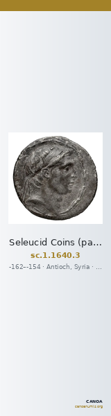 Seleucid Coins (part 2) 1640.3 — CANOA