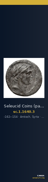 Seleucid Coins (part 2) 1640.3 — CANOA
