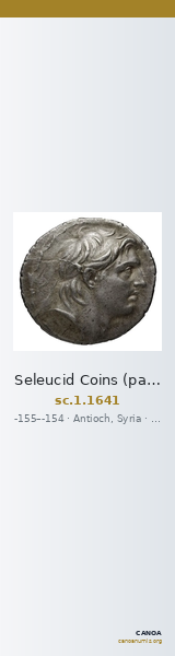 Seleucid Coins (part 2) 1641 — CANOA