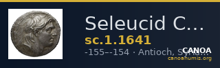 Seleucid Coins (part 2) 1641 — CANOA