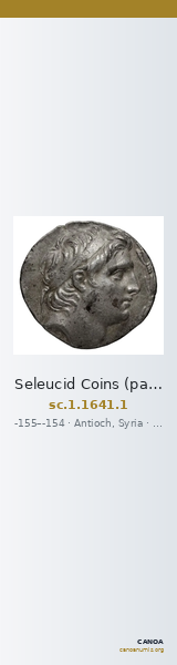 Seleucid Coins (part 2) 1641.1 — CANOA