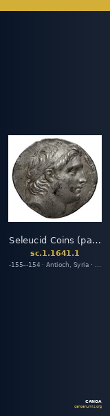 Seleucid Coins (part 2) 1641.1 — CANOA
