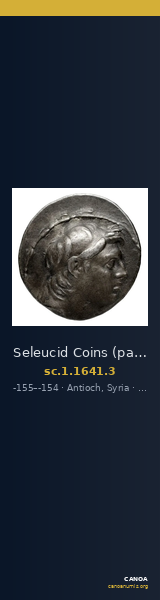 Seleucid Coins (part 2) 1641.3 — CANOA