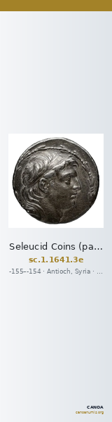 Seleucid Coins (part 2) 1641.3e — CANOA