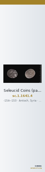 Seleucid Coins (part 2) 1641.4 — CANOA