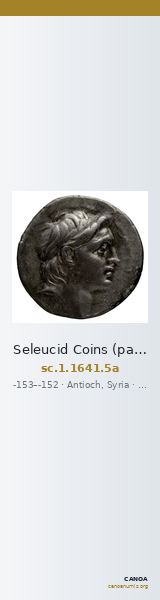 Seleucid Coins (part 2) 1641.5a — CANOA
